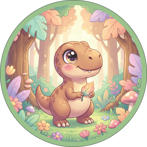 CAPA PAINEL REDONDO DINOSSAURO | TECIDO PREMIUM  | VÁRIOS MODELOS - 1.50X1.50M E 50X50CM