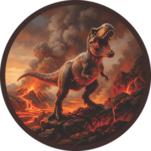 CAPA PAINEL REDONDO DINOSSAURO | TECIDO PREMIUM  | VÁRIOS MODELOS - 1.50X1.50M E 50X50CM