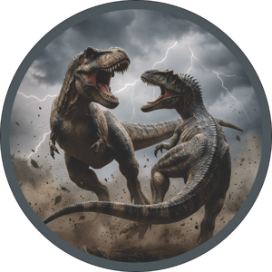 CAPA PAINEL REDONDO DINOSSAURO | TECIDO PREMIUM  | VÁRIOS MODELOS - 1.50X1.50M E 50X50CM