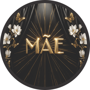 CAPA PAINEL REDONDO DIA DAS MÃES | TECIDO PREMIUM  | VÁRIOS MODELOS - 1.50X1.50M E 50X50CM