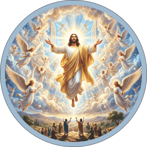 CAPA PAINEL REDONDO PÁSCOA CRISTÃ | TECIDO PREMIUM  | VÁRIOS MODELOS - 1.50X1.50M E 50X50CM