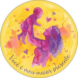 CAPA PAINEL REDONDO DIA DAS MÃES | TECIDO PREMIUM  | VÁRIOS MODELOS - 1.50X1.50M E 50X50CM