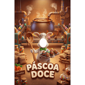 CAPA FUNDO INTERATIVO PÁSCOA COELHO | TECIDO PREMIUM  | VÁRIOS MODELOS - 1.50X2.20M