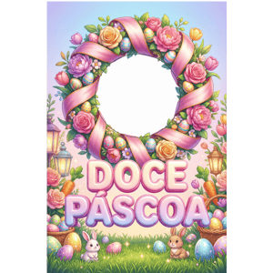 CAPA FUNDO INTERATIVO PÁSCOA COELHO | TECIDO PREMIUM  | VÁRIOS MODELOS - 1.50X2.20M
