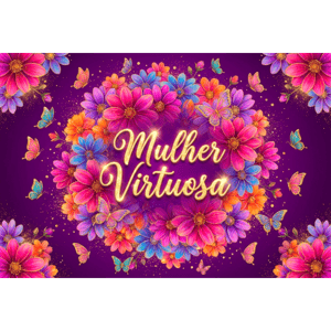 CAPA FUNDO FOTOGRÁFICO HORIZONTAL DIA DAS MULHERES | TECIDO PREMIUM  | VÁRIOS MODELOS - 2.20X1.50M