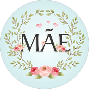 CAPA PAINEL REDONDO DIA DAS MÃES | TECIDO PREMIUM  | VÁRIOS MODELOS - 1.50X1.50M E 50X50CM