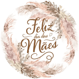 CAPA PAINEL REDONDO DIA DAS MÃES | TECIDO PREMIUM  | VÁRIOS MODELOS - 1.50X1.50M E 50X50CM