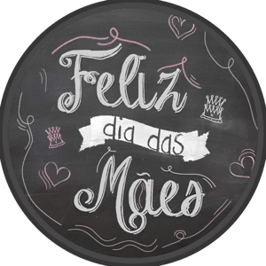 CAPA PAINEL REDONDO DIA DAS MÃES | TECIDO PREMIUM  | VÁRIOS MODELOS - 1.50X1.50M E 50X50CM