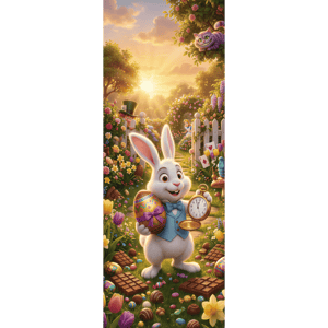 CAPA PAINEL PORTA PÁSCOA COELHO| TECIDO PREMIUM  | VÁRIOS MODELOS - 85cm x 2.10M