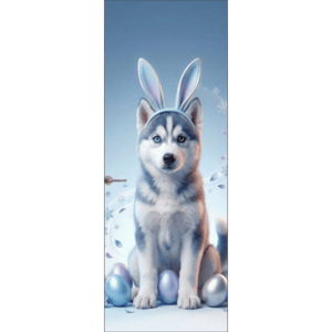 CAPA PAINEL PORTA PÁSCOA CACHORRINHO | TECIDO PREMIUM  | VÁRIOS MODELOS - 85cm x 2.10M