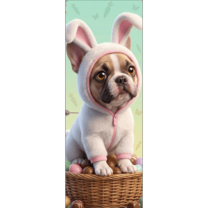 CAPA PAINEL PORTA PÁSCOA CACHORRINHO | TECIDO PREMIUM  | VÁRIOS MODELOS - 85cm x 2.10M