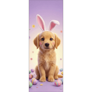 CAPA PAINEL PORTA PÁSCOA CACHORRINHO | TECIDO PREMIUM  | VÁRIOS MODELOS - 85cm x 2.10M