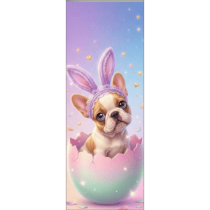 CAPA PAINEL PORTA PÁSCOA CACHORRINHO | TECIDO PREMIUM  | VÁRIOS MODELOS - 85cm x 2.10M