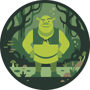 CAPA PAINEL REDONDO SHREK | TECIDO PREMIUM  | VÁRIOS MODELOS - 1.50X1.50M E 50X50CM