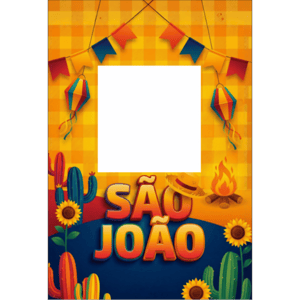 CAPA FUNDO INTERATIVO FESTA JUNINA | TECIDO PREMIUM  | VÁRIOS MODELOS - 1.50X2.20M