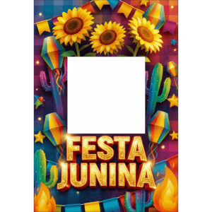 CAPA FUNDO INTERATIVO FESTA JUNINA | TECIDO PREMIUM  | VÁRIOS MODELOS - 1.50X2.20M
