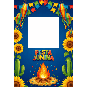CAPA FUNDO INTERATIVO FESTA JUNINA | TECIDO PREMIUM  | VÁRIOS MODELOS - 1.50X2.20M