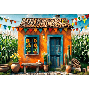 CAPA FUNDO FOTOGRÁFICO HORIZONTAL FESTA JUNINA | TECIDO PREMIUM  | VÁRIOS MODELOS - 2.20X1.50M