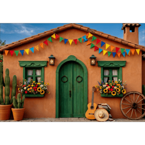 CAPA FUNDO FOTOGRÁFICO HORIZONTAL FESTA JUNINA | TECIDO PREMIUM  | VÁRIOS MODELOS - 2.20X1.50M