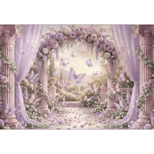 CAPA FUNDO FOTOGRÁFICO HORIZONTAL BORBOLETA| TECIDO PREMIUM  | VÁRIOS MODELOS - 2.20X1.50M