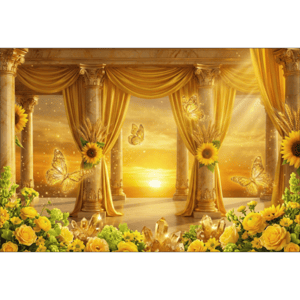 CAPA FUNDO FOTOGRÁFICO HORIZONTAL BORBOLETA| TECIDO PREMIUM  | VÁRIOS MODELOS - 2.20X1.50M