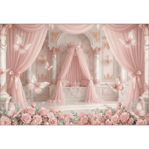 CAPA FUNDO FOTOGRÁFICO HORIZONTAL BORBOLETA| TECIDO PREMIUM  | VÁRIOS MODELOS - 2.20X1.50M