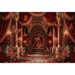 CAPA FUNDO FOTOGRÁFICO HORIZONTAL BORBOLETA| TECIDO PREMIUM  | VÁRIOS MODELOS - 2.20X1.50M