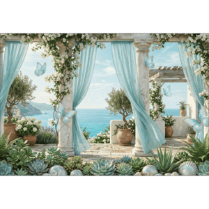 CAPA FUNDO FOTOGRÁFICO HORIZONTAL BORBOLETA| TECIDO PREMIUM  | VÁRIOS MODELOS - 2.20X1.50M