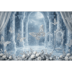 CAPA FUNDO FOTOGRÁFICO HORIZONTAL BORBOLETA| TECIDO PREMIUM  | VÁRIOS MODELOS - 2.20X1.50M