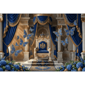 CAPA FUNDO FOTOGRÁFICO HORIZONTAL BORBOLETA| TECIDO PREMIUM  | VÁRIOS MODELOS - 2.20X1.50M