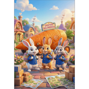 CAPA FUNDO FOTOGRÁFICO VERTICAL PÁSCOA COELHO | TECIDO PREMIUM  | VÁRIOS MODELOS - 1.50X2.20CM