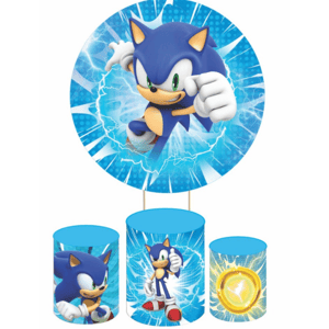 KIT CAPA PAINEL REDONDO E CILÍNDROS SONIC | TECIDO PREMIUM  | VÁRIOS MODELOS.