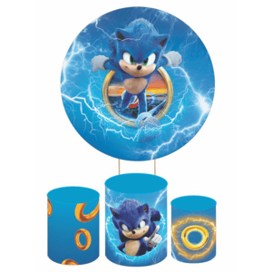 KIT CAPA PAINEL REDONDO E CILÍNDROS SONIC | TECIDO PREMIUM  | VÁRIOS MODELOS.