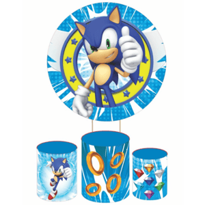 KIT CAPA PAINEL REDONDO E CILÍNDROS SONIC | TECIDO PREMIUM  | VÁRIOS MODELOS.