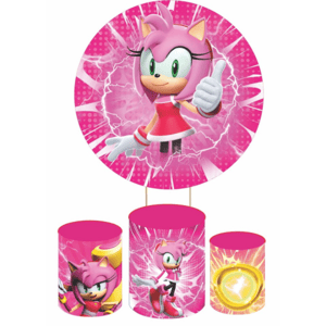 KIT CAPA PAINEL REDONDO E CILÍNDROS SONIC | TECIDO PREMIUM  | VÁRIOS MODELOS.