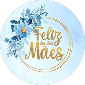 CAPA PAINEL REDONDO DIA DAS MÃES | TECIDO PREMIUM  | VÁRIOS MODELOS - 1.50X1.50M E 50X50CM