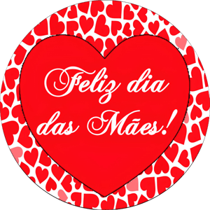 CAPA PAINEL REDONDO DIA DAS MÃES | TECIDO PREMIUM  | VÁRIOS MODELOS - 1.50X1.50M E 50X50CM