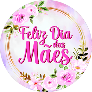 CAPA PAINEL REDONDO DIA DAS MÃES | TECIDO PREMIUM  | VÁRIOS MODELOS - 1.50X1.50M E 50X50CM