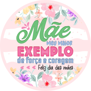 CAPA PAINEL REDONDO DIA DAS MÃES | TECIDO PREMIUM  | VÁRIOS MODELOS - 1.50X1.50M E 50X50CM