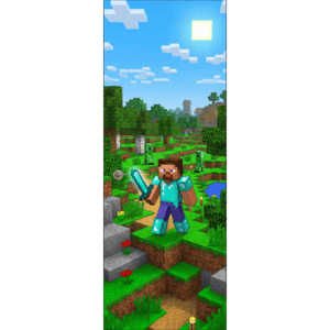 CAPA PAINEL PORTA MINECRAFT| TECIDO PREMIUM  | VÁRIOS MODELOS - 85cm x 2.10M
