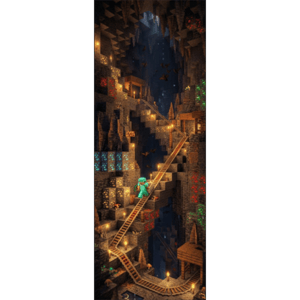 CAPA PAINEL PORTA MINECRAFT| TECIDO PREMIUM  | VÁRIOS MODELOS - 85cm x 2.10M