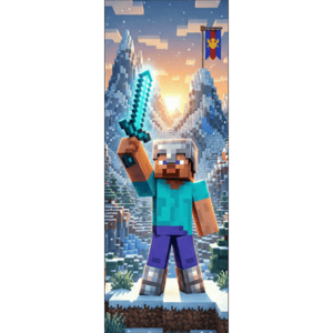 CAPA PAINEL PORTA MINECRAFT| TECIDO PREMIUM  | VÁRIOS MODELOS - 85cm x 2.10M