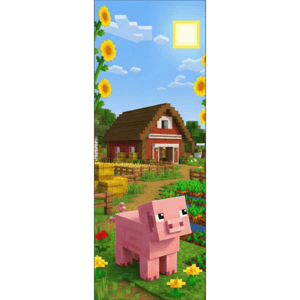 CAPA PAINEL PORTA MINECRAFT| TECIDO PREMIUM  | VÁRIOS MODELOS - 85cm x 2.10M
