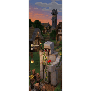 CAPA PAINEL PORTA MINECRAFT| TECIDO PREMIUM  | VÁRIOS MODELOS - 85cm x 2.10M