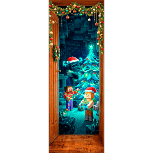 CAPA PAINEL PORTA MINECRAFT| TECIDO PREMIUM  | VÁRIOS MODELOS - 85cm x 2.10M