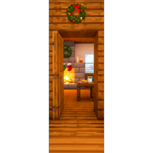CAPA PAINEL PORTA MINECRAFT| TECIDO PREMIUM  | VÁRIOS MODELOS - 85cm x 2.10M
