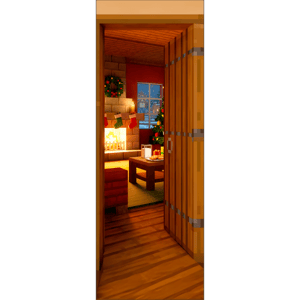 CAPA PAINEL PORTA MINECRAFT| TECIDO PREMIUM  | VÁRIOS MODELOS - 85cm x 2.10M
