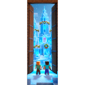 CAPA PAINEL PORTA MINECRAFT| TECIDO PREMIUM  | VÁRIOS MODELOS - 85cm x 2.10M
