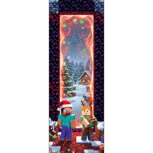 CAPA PAINEL PORTA MINECRAFT| TECIDO PREMIUM  | VÁRIOS MODELOS - 85cm x 2.10M