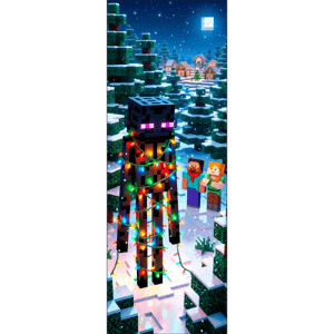 CAPA PAINEL PORTA MINECRAFT| TECIDO PREMIUM  | VÁRIOS MODELOS - 85cm x 2.10M